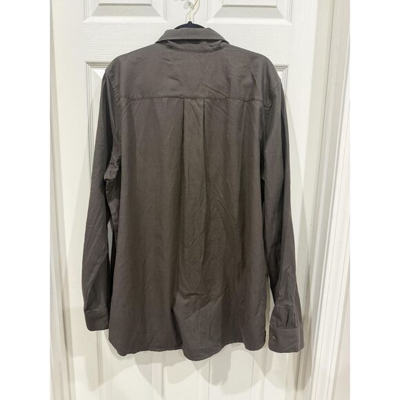 Browning Shirt Mens XL Dark Gray Long Sleeve Buckmark Heritage Hunting Outdoor - Picture 2 of 10